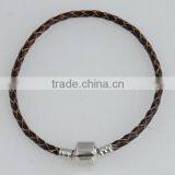 2016 DIY Leather Bracelet Chain Heart 3mm Size Suit for Big Hole Beads and Charms--OEM is Welcome thumbnail-2