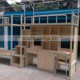 Ningbo CE Double Decker Metal Bed With Desk and Storage thumbnail-5