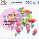 Wholesale Loose Silicone Beads For Teething Jewelry Bpa Free Silicone Beads For Baby