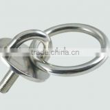 Stainless Steel Round Eye Bolt Pad Eye with Ring