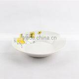 Porcelain Soup Plate With Full Design Ceramic Plate thumbnail-2
