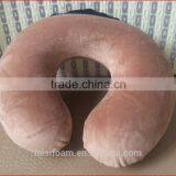 100% Polyerter u Shape Pillow Super Soft Fabric Neck Pillow LS-U-008-D thumbnail-1