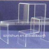 Transparent Shoes Acrylic Rack With 2 Tray