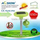 Top Rated Eco-friendly With Garden Light Sonic Vibrating Solar Yard Snake Repellent