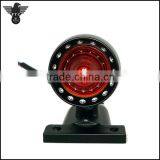 Vintage Custom Red Glass Lens Motorcycle Tail Light for Harley Cruisers thumbnail-2