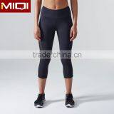 China Manufaturer Moisture Wicking Cottony Ladies Crops Spandex Yoga Leggings thumbnail-1