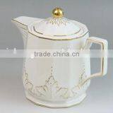 China Supplier Moka Pot, Ceramic Moka Pot New Design, White Ceramic Coffee Moka Pot thumbnail-2