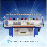 auto jacquard flat knitting machine double system knitted collar