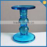 Wholesale Tall Long-stemmed Bead Glass Crystal Candle Holder