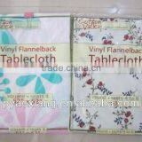 100% PEVA With Flannel Backed Tablecovers thumbnail-1