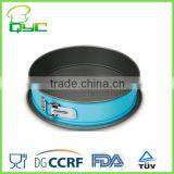 Non-stick Metal Spring Form Quick Release Cake Pan With Loose Base Blue thumbnail-1