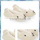 knit bear soft ballet indoor slipper/wholesale customize slippers