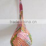 Yoga Tote Bag Yoga Mat Bag Yoga Bag Hippie Cross Body Bag Kantha Bag Unisex Bag Satchel Shoulder Bag Traditional Yoga Bag thumbnail-4