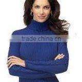 Ladies Cotton Round Neck Fashion Sweater
