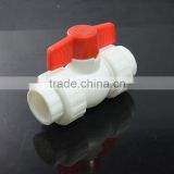 Hot selling double coasting plastic ball valve with low price colarful NO- pllution 2016 HOT MOST