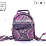 brand new design Chinese folk style canvas backpack & chest bag