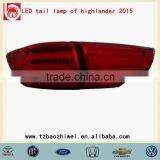 Good Quality LED Automobile Car New Type Tail Lamp Light for Highlander 2015 BMW Style
