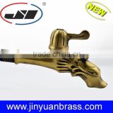 Antique Brass Tap Garden water tap Brass faucet Dragon bibcock with brass single handle Europe Standard
