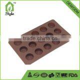 2016 New Design 15- Cavity Silicone Round Ice Cube Tray Chocolate Mold Cookie Mold Jello Mold thumbnail-3