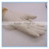 PU And Lace Lined Thick Sexy Gloves Women With Fur thumbnail-5