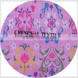 Shaoxing Knitting Print Spun Polyester Fabric for Woman Clothing, China Supplier thumbnail-1