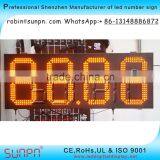 Australia Led Digital Gas Price Display 8.8.8.8 (12inch ) R/W/Y/W/B Color thumbnail-4