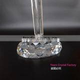 Glass Votive Candelabra Wedding Decorations Tall Crystal Candelabra Flower Arrangements Crystal Tea Light Holder thumbnail-3
