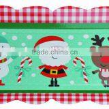 9" Custom Printed Square Shape Food Grade Paper Plates Disposable thumbnail-3