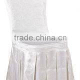 Cheap Wholesale Banquet Chair Cover Wedding Lace Chair Hood In White Color thumbnail-6