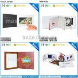 Special Design LCD Video Greeting Card LCD Video Brochure Digital Video in Folder With Customized Printing thumbnail-3