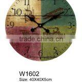 High Quality 16 Inch Printing Wood Wall Clock thumbnail-3