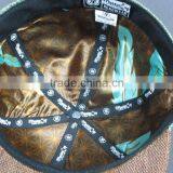 Customer High Quality 6- Panel Linen Snapback Hat With Flat Embroidered Patch thumbnail-6