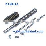 Worm shaft screw shafts axles