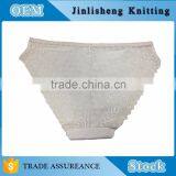 Europe Style White Colour Sexy Lace Milk Silk Briefs Panty Ladies Beautiful Undergarment thumbnail-2