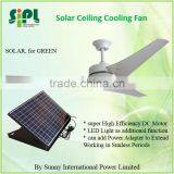 Vent Goods Solar Air Condition Ceiling Fan at Home 60inch Quiet Solar Ventilator Fan With LED Light thumbnail-2