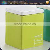 Wholesale 3pcs Ceramic Jar Kitchen Set for Tea Sugar Coffee thumbnail-2