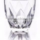 Clear Glass Cup With Machine Made Lotus Pattern for Drinking thumbnail-1