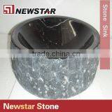Newstar Polished Black Stone Sink thumbnail-3