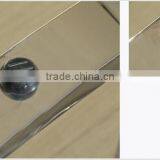 Special Shape Tempered Glass Top Console Table Set With Stainless Steel Base For Home Use thumbnail-5