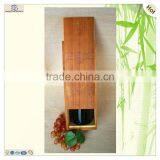 Custom Logo Laser Engraving Colored Wood Wine Box thumbnail-5