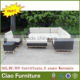 Elegant Sofa Designs Rattan Sofa Modern Garden Outdoor Sofa thumbnail-1
