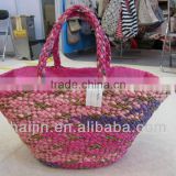 natural seagrass handmade fashion bag