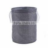 Simple Design Textilene Household Organizer Round Storage Basket With Rope Handles thumbnail-1
