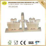 FSC Unfinished Wooden Custom Design Bookend thumbnail-1