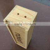 Red Wine Box Cheap Wooden Wine Boxes Pine Wood Wine Boxes thumbnail-2