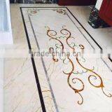 Exquisite Antique Arabian Style Floral Pattern Natural Marble Medallion Waterjet Tiles BF12-03314e thumbnail-5