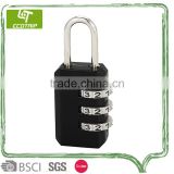 NEW Portable 3-Dial Reset coiled wire combination Shackle Travel Security Lock