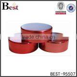 Fancy Red Color Aluminum Bottle Cap, Cosmetic Jar Cap thumbnail-1