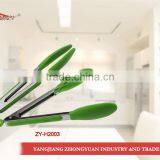 2014 Newest 9.5" Silicone Mini Food Tongs for Kitchen Accessory thumbnail-1