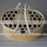 Hand-made Bamboo Crafts Basket Weaving thumbnail-1